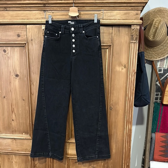 Paige Anessa Wide Leg Jeans - Picture 2 of 8
